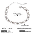 Stainless Steel Bracelet Non-Fading Jewelry Bracelet18K Gold accessories