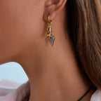 Heart-shaped Earrings for Women, Non-fading Stud Earrings, Stainless Steel Jewelry