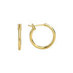 E0307 Simple Round Small Hoop Earrings20mm New Glossy Earrings Ear Clips Hoop Ornament Women