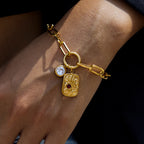 2H Original Zircon Necklace Earrings Stainless Steel Bracelet Jewelry for Women Non-Fading