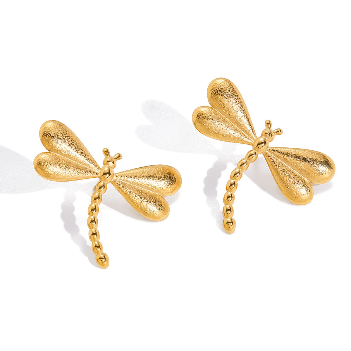 2H Stud Earrings Dragonfly Earrings Stainless Steel Jewelry Ear Accessories earrings