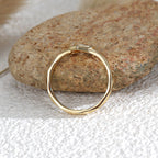 R0219 Love Ring Plating18K Gold Ring Carved Heart Wedding Women's Heart-Shaped Ring