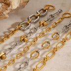 Stainless Steel Cuban Bracelet Metal Chain bracelet