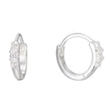 Gold-Plated 925 Sterling Silver Cubic Zirconia Stud Earrings — jewelry construction