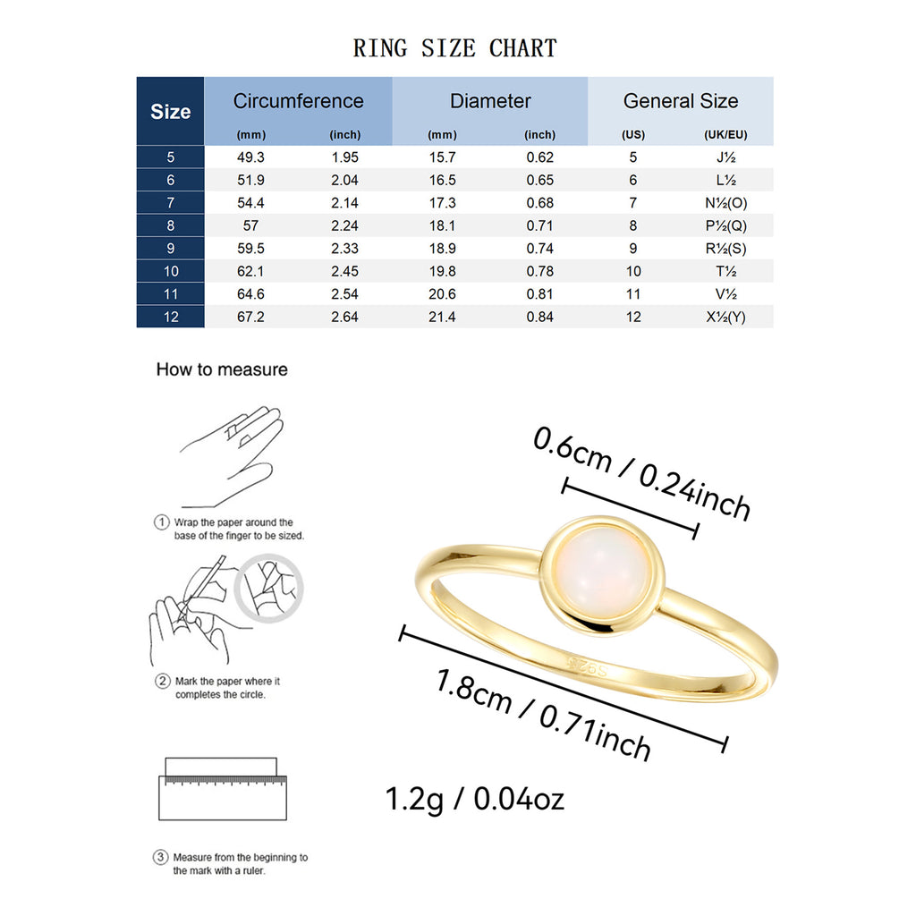 SR0054 S925Silver Round Ring Design Geometric Fashion Personality