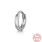 S925Sterling Silver Cartilage Piercing Diamond-Studded Hoop Earrings Ear Cuffs Ear Studs shien Hot-selling Punk Style Ear Cuff