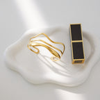 2H Bracelet that doesn't fade jewelry18k Gold Bracelet Stainless Steel Jewelry