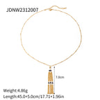 Stainless Steel Chain y Chain Necklace Jewelry Long Necklace Autumn Winter Sweater Chain