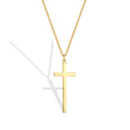N0314 Cross Necklace American Style Men's Hip Hop Pendant Collarbone Necklace Trendy