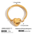 Gold-Plated Stainless Steel Heart Ring — Giftable Design — jewelry construction