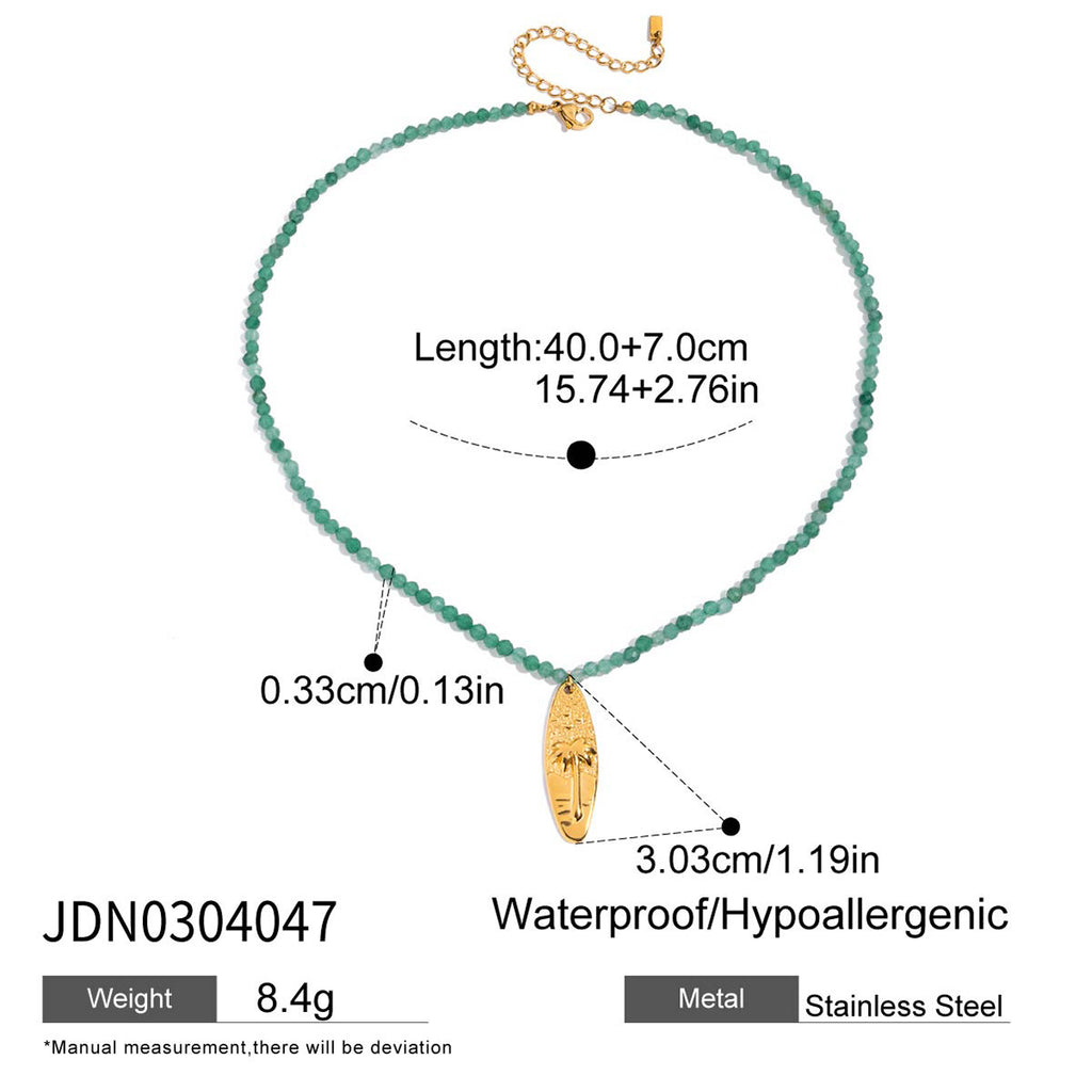 Multi-layer Stacked Necklace Collarbone Chain Stainless Steel Jewelry Non-fading