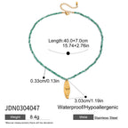 Multi-layer Stacked Necklace Collarbone Chain Stainless Steel Jewelry Non-fading