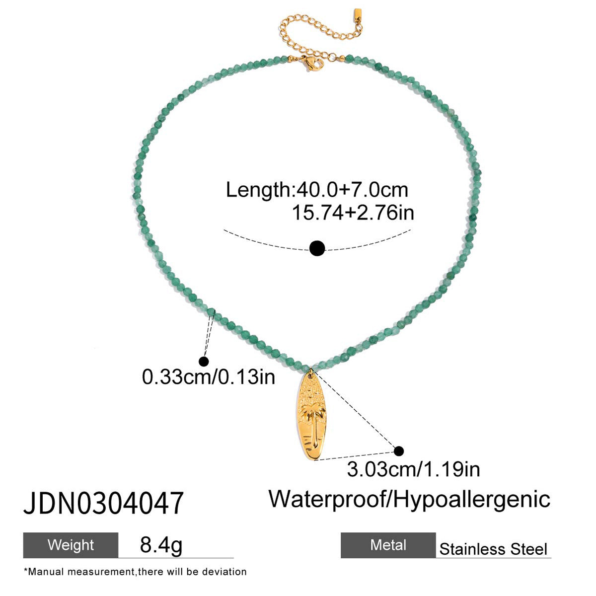 Multi-layer Stacked Necklace Collarbone Chain Stainless Steel Jewelry Non-fading