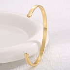 CYB0158 Open Arrowhead Copper Bracelet Simple Design Trendy Minimalist