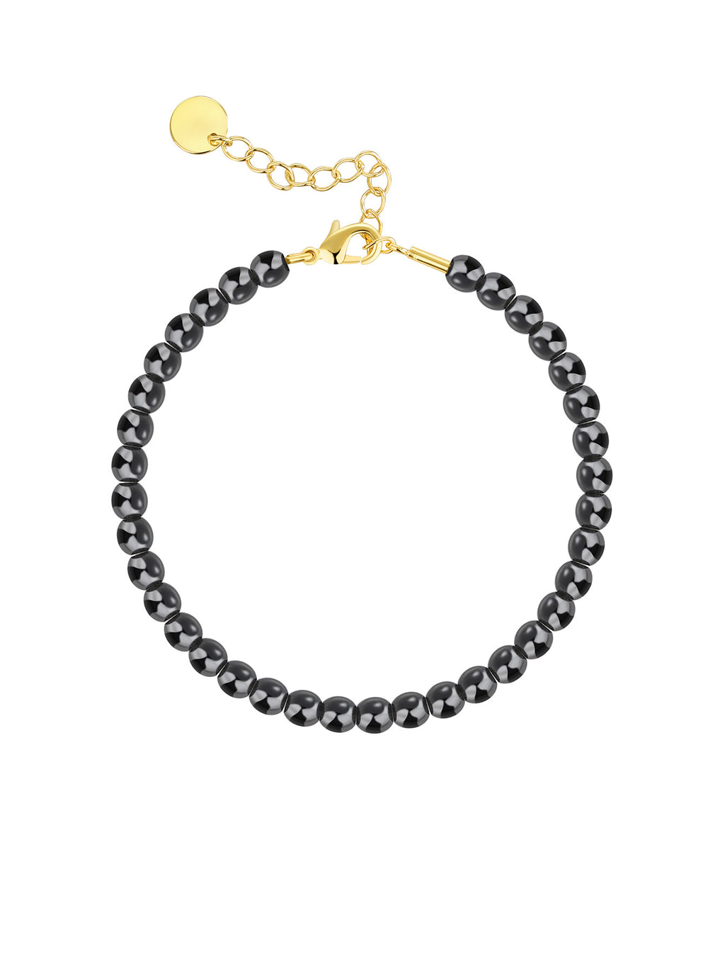 B0178 Fashion Black Gallstone Bracelet for Women Retro Simple Design Sense Bracelet
