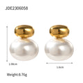 Vintage Gold-Plated Stainless Steel Earrings — jewelry construction