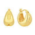 Gold-Plated Brass Vintage-Inspired Earrings — Elegant Profile styled for independent jewelry boutiques
