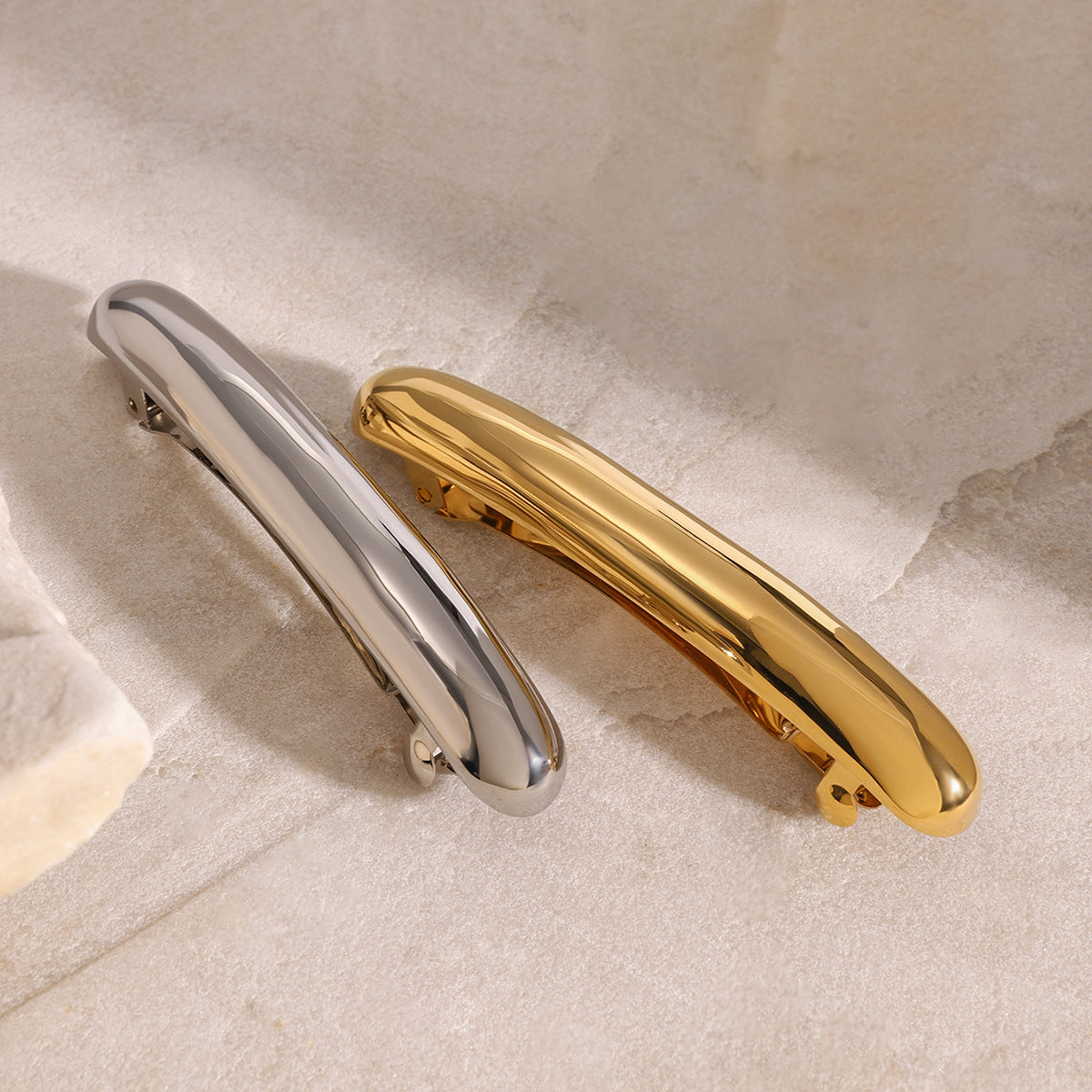 Stainless Steel Smooth Spring Clip Hairpin Classic Hair Clip Non-Fading Classic Accessory