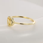 18K Gold-Plated Brass Vintage-Inspired Ring for private-label fashion jewelry buyers