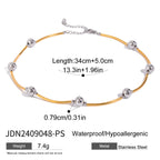 Five-pointed Star Stainless Steel Necklace Jewelry Women's Bracelet Accessories