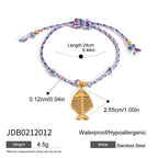 Ocean Weaving Diy Bracelet Bracelet Stainless Steel Jewelry Accessories Pendant