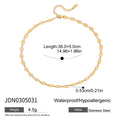 Gold-Tone Heart Pendant Stainless Steel Necklace with a pendant design profile
