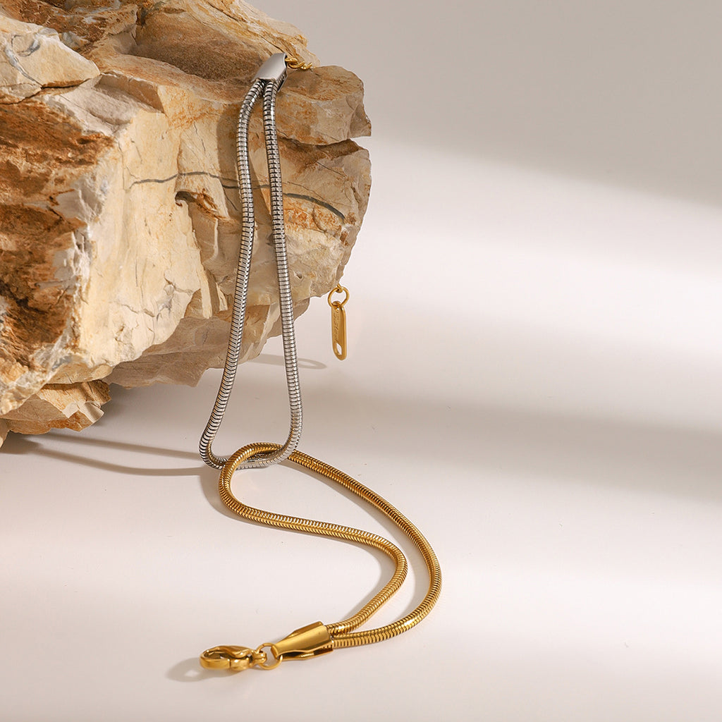 2H Stainless Steel Color Block Bracelet Bangle bracelet Ornament