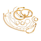 Stainless Steel Finger Bracelet Ring for Women Design rings Ornament