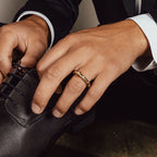 Stainless Steel Rhinestone Plain Band Ring Rings