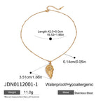 Heart Necklace Accessories Non-Fading Jewelry Stainless Steel Necklace