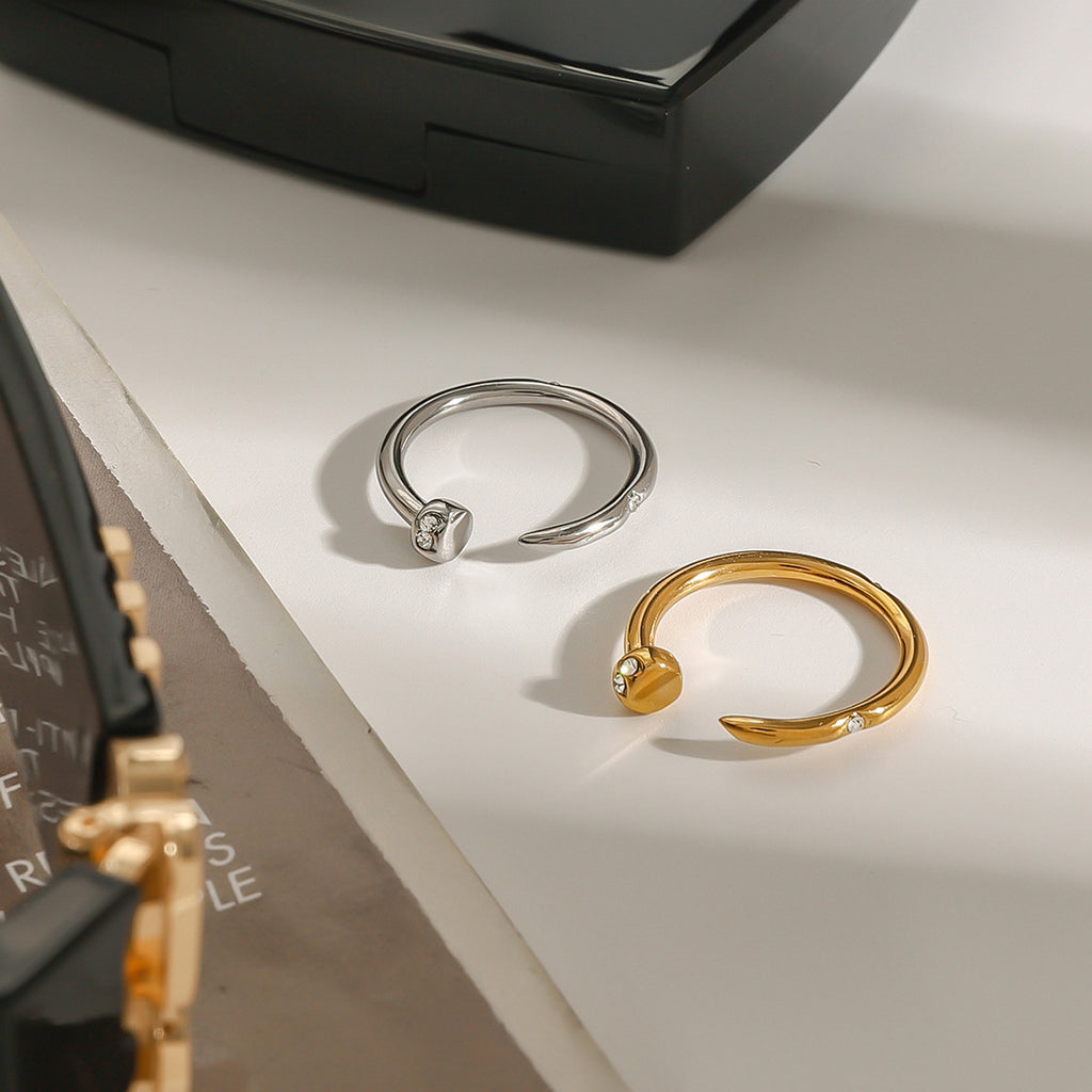 The ring does not fade rings Stainless Steel Jewelry