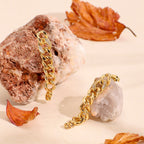 E0122 Minimalist Metal Chain Inlaid Diamond Earrings Fashion Front and Back Design Stud Earrings