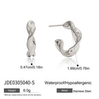 Earrings, ear studs, stainless steel jewelry for women, non-fading ear accessories