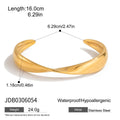 Stainless Steel Bracelet in 18K Gold-Plated — Everyday Design — alternate product view — jewelry finish and design detail
