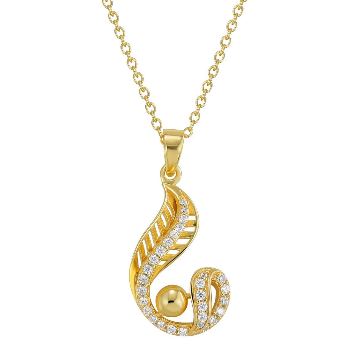 Fox Tail Pendant Necklace S925 Silver Vintage Choker