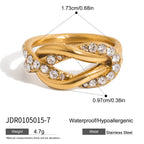 Zirconia Ring Non-Fading Jewelry for Women rings