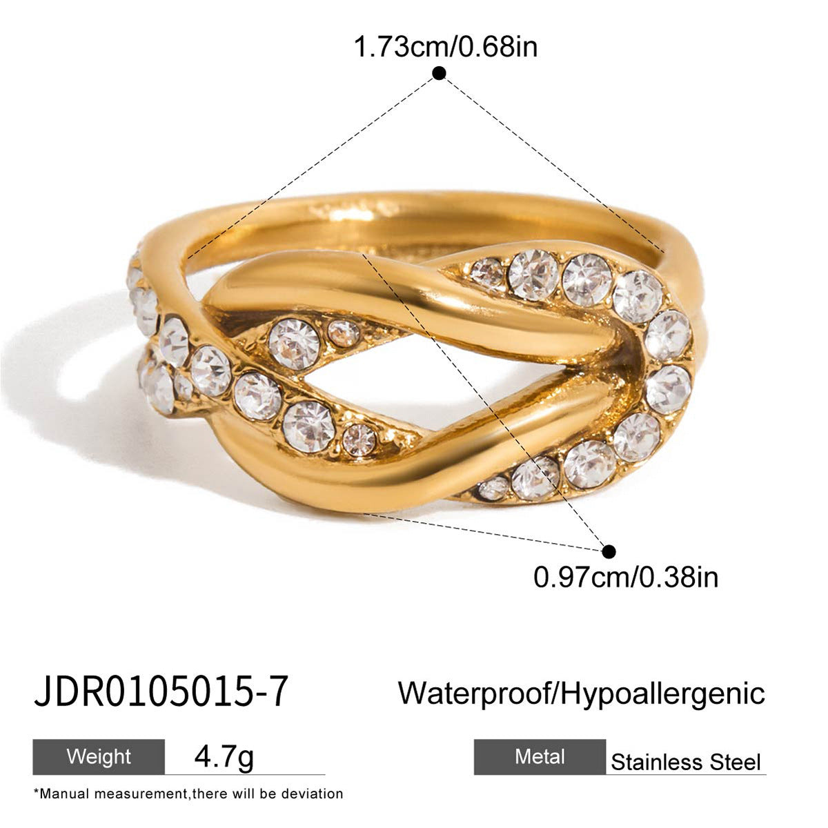 Zirconia Ring Non-Fading Jewelry for Women rings