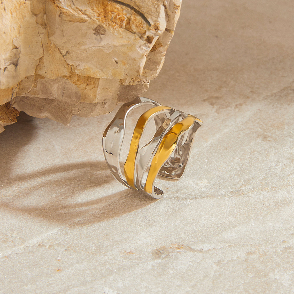 Ring Non-Fading Jewelry for Women Design Stainless Steel Accessories rings