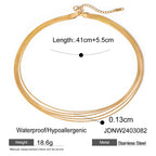 Starfish Necklace Collarbone Chain Stainless Steel Jewelry Non-Fading