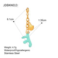 Gold-Plated Stainless Steel Pendant Necklace — Luminous Finish — finish and profile — jewelry finish and design detail