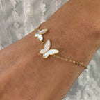 Stainless Steel Shell Butterfly Bracelet Bracelet for Women bracelet