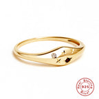 S925Sterling Silver Twelve Constellations Star Diamond Women's Ring Ring Creative Style Ring