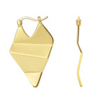E0483 Fashionable Design Earrings for Women Copper Gold Plated Jewelry Ear Accessories