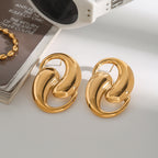 2H Stainless Steel Earrings Non-Fading Ear Jewelry earrings