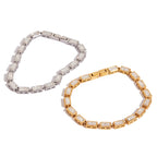 Stainless Steel Zircon Bracelet Jewelry for Women18k Gold