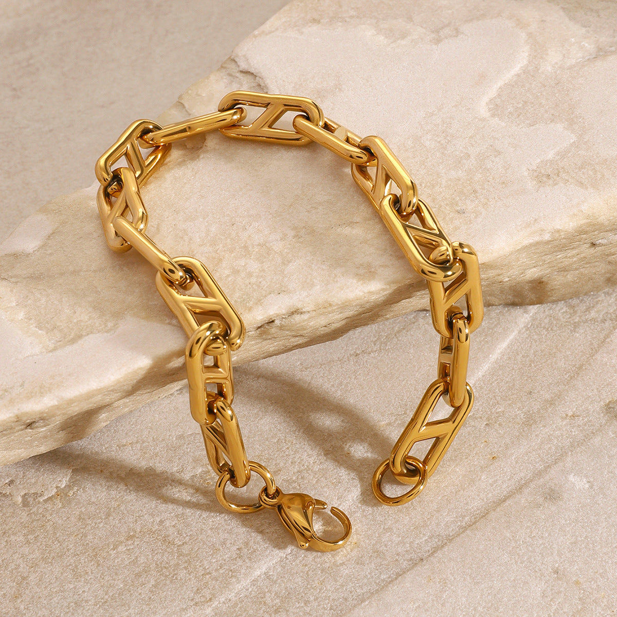 Stainless Steel gold Bracelet Metal Chain Non-Fading Product