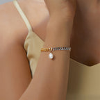 B0135 Fashion gold White gold Shell Pearl Bracelet for Women Simple Style