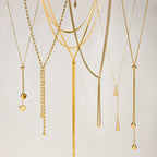 Stainless Steel Chain y Chain Necklace Jewelry Long Necklace Autumn Winter Sweater Chain