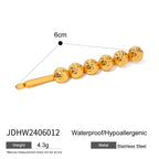 Stainless Steel Rhinestone Earrings Women's Earrings Non-Fading Earrings Jewelry