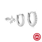 925Sterling Silver Mini Geometric Butterfly Earrings Earrings Earrings Set Hot Selling Earrings for Women